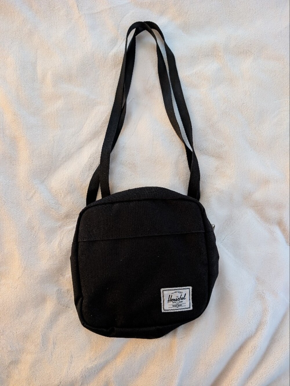 Herschel Black Adjustable Crossbody Bag